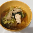 めかじきの白菜スープ